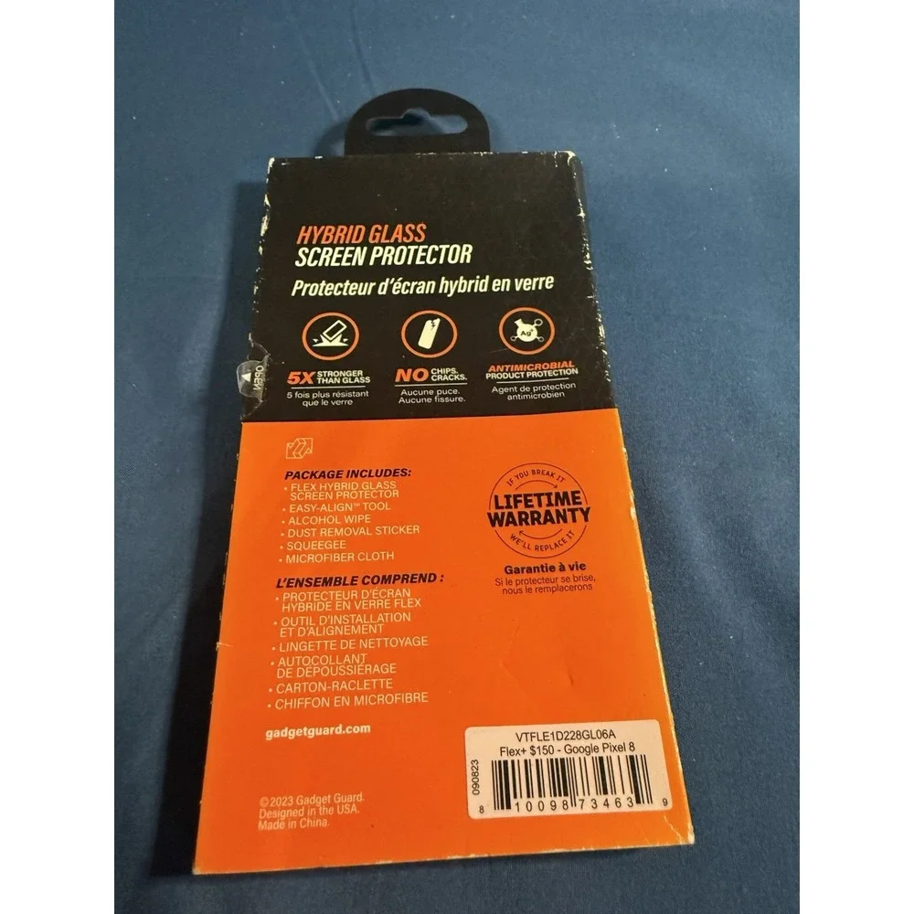 Hybrid Glass Screen Protector- Google Pixel 8 Gadget Guard